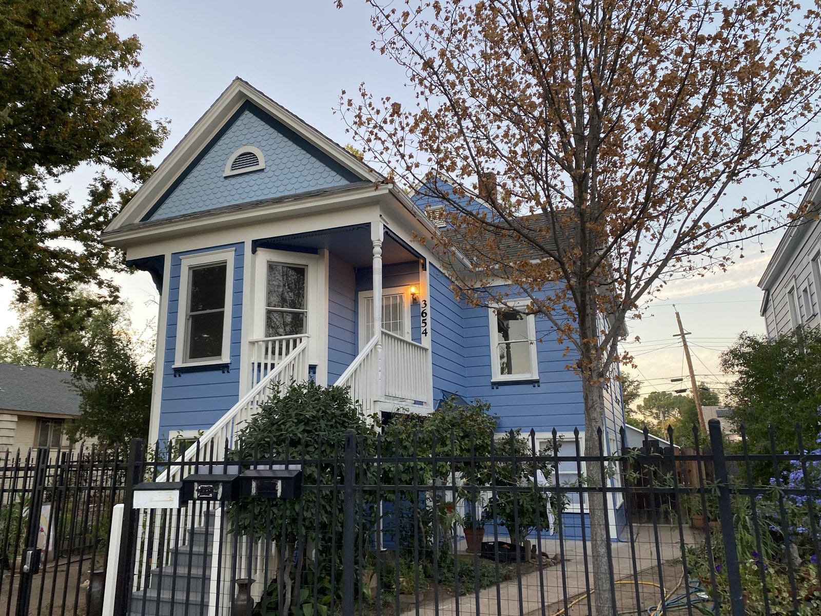 Exterior house painting - completed project